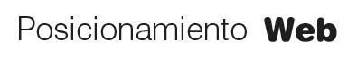 Posicionamiento Web