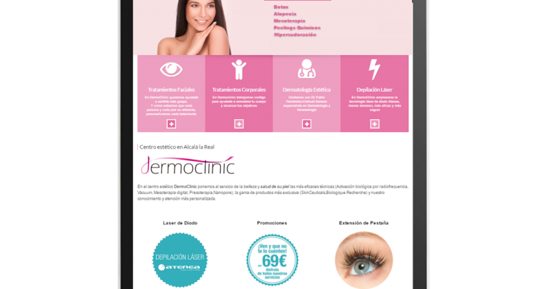 Nueva web Dermoclinic.es