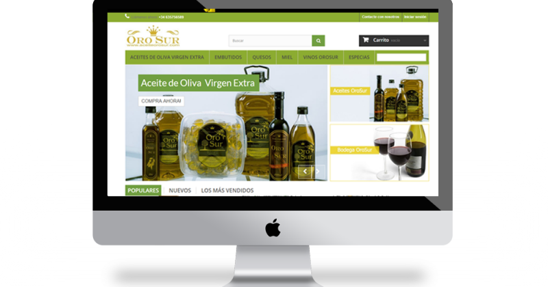 Tienda online para Venta Online de aceite de oliva